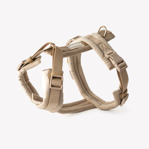 Sand - Velvet Dog Harness