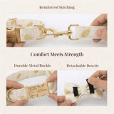 Ivory Gold Leaf Velvet Set