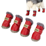 Dog Australia Waterproof Fleece-Lined Warm Dog Snow Boots