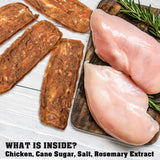 Chicken Jerky Dog Treats 1.5 lb Human-Grade Grain-Free Dried Strips