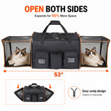 2 In 1 Large Cat Carrier for 2 Cats