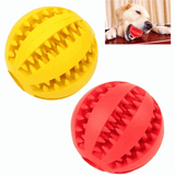 Dog Treat Toy Ball, Dog Tooth Cleaning Toy, Interactive Dog Toys Pack of 2