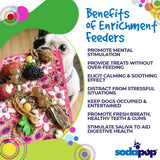 Flower Power emat - Enrichment Lick Mat for Dogs and Cats | Flower Design | USA Made
