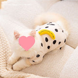 Cute Kitty Pet Clothes Anti-lint