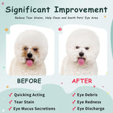 Furrtripsy Pet Eye Wipes Tear Stain Remover Chamomile Aloe Vera 100 Count