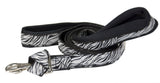 Padded Double Handle Patterned Dog Leash with Warranted Snap 1" X 4'
