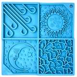 Sky eMat - Enrichment Lick Mat for Dogs and Cats | Celestial Design | SodaPup