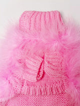 Haute Couture Feathered Luxury Pet Sweater