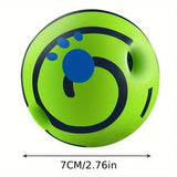 Squeaky Giggle Wobble Ball - Durable, Interactive Chew Toy for All Dog Breeds with Entertaining Sounds