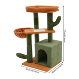 Cat Tree Cat Tower Condo for Indoor Cats Scratching Posts Cat House with Padded Plush Perch Cat Condo for Adult Cats Kittens