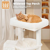 YOUPET Cat Tree with Cat Scratching Post for Indoor Cats, Cat Tower with Scratching Board and Playful Toy Balls, Cat Tree Tower