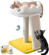 New Cloud Cat Tree Tower, Cat Scratching Post with Bed, Small Cat Tree, Compact Cat Tower with