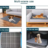 Dog Pee Pad Reusable Washable Dog Urine Mat Car Seat Floor Sofa Waterproof Absorbent Puppy Cat Training Diaper Mat Pet Supplies