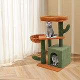 Cat Tree Cat Tower Condo for Indoor Cats Scratching Posts Cat House with Padded Plush Perch Cat Condo for Adult Cats Kittens