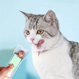 Pet Supplies Cat Strip Squeeze Spoon Cat Strip Feeder for Lickable Wet Cat Treats Pet Liquid Snack Feeding Tool Cat Feeder