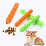New Dog Teether Training Pet Dog Chew Toy for Aggressive Chewers Treat Dispensing Rubber Teeth Cleaning Toy Squeaking Rubber