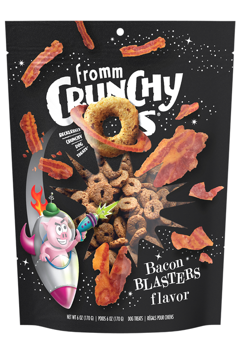 Fromm Crunchy O's Bacon Blasters Dog Treats (6oz)