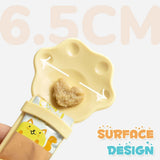 Cat Treat Spoon Squeeze, Cute Churu Spoon, Multifunctional Cats Treat Feeder Spoons, Comfortable Grip For Lickable Treats Feeding Dispenser For Wet Food