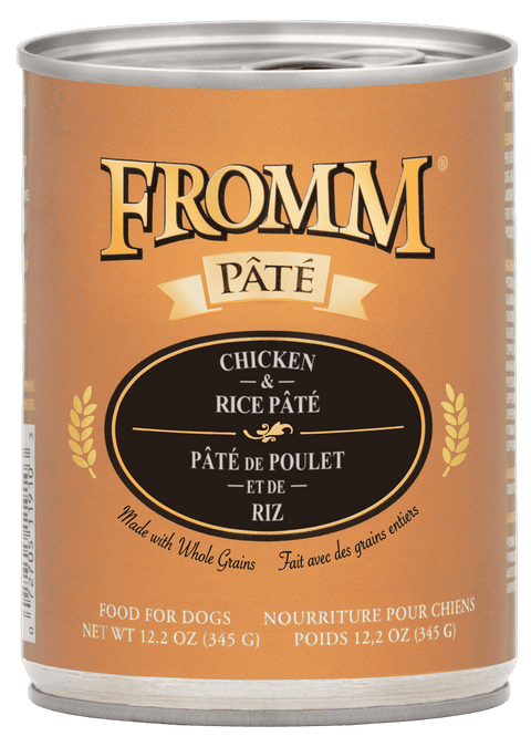 Fromm All Life Stages Chicken & Rice Pate Wet Dog Can (12.2oz)