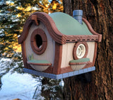 Hobbit Hole Birdhouse 🏡🕊️ – Whimsical Garden Decor with Optional Blink Cam Mount