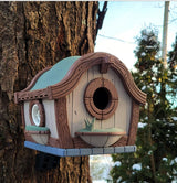 Hobbit Hole Birdhouse 🏡🕊️ – Whimsical Garden Decor with Optional Blink Cam Mount