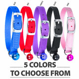 Jeffers Solid Adjustable Nylon Cat Collars