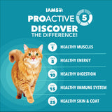 IAMS PROACTIVE HEALTH Adult Indoor Weight Control & Hairball Care Dry Cat Food with Chicken & Turkey Cat Kibble, 16 lb. Bag