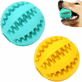 Dog Treat Toy Ball, Dog Tooth Cleaning Toy, Interactive Dog Toys Pack of 2